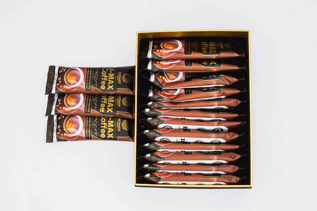 U-Max Coffee box with individually packed sachets